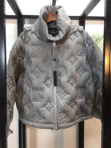 lv monogram puffer jacket